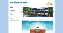 Desktop Screenshot of maxkolbeschule-scheuerfeld.de