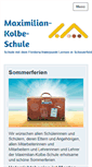 Mobile Screenshot of maxkolbeschule-scheuerfeld.de